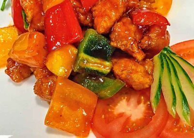 Sweet and sour chicken