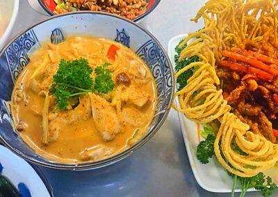 Chicken red curry
